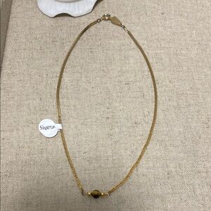 Elegant Gold Colored Necklace by SHERMAN